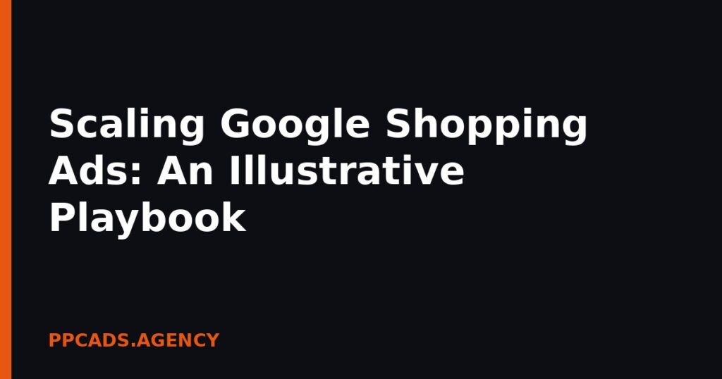 Scaling Google Shopping Ads: An Illustrative Playbook